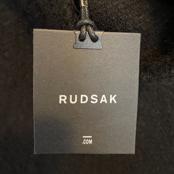 RUDSAK NWT Maradi Sweater Dress M/L Black Wool - Picture 2 of 11